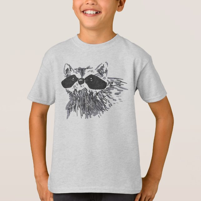 Camiseta Rótulo Florestal de Animais Selvagens Retomado (Frente)