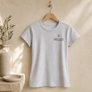 Camiseta Rótulo Moderno de Fotógrafo de Negócios em Script
