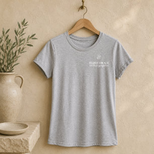 Camiseta Rótulo Moderno de Fotógrafo de Negócios em Script