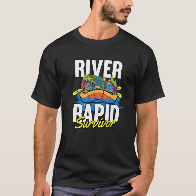 Camiseta Rótulo Rápido de Sobreviventes Rótulo de Rafa (Frente)