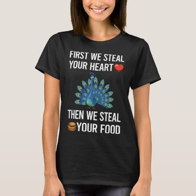 Camiseta Rouba seu coração, Peacock 86 (Frente)