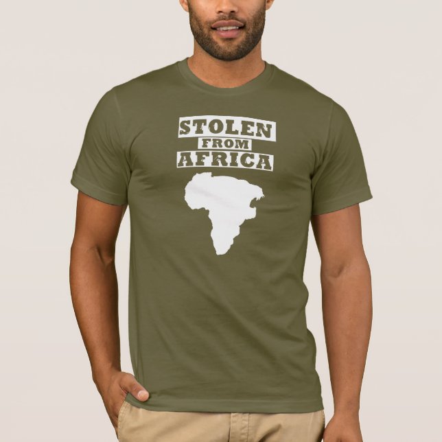 CAMISETA ROUBADO DO ® DE ÁFRICA (Frente)
