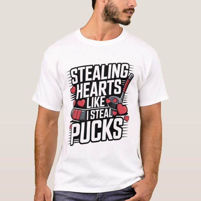 Camiseta Roubando Corações Como Eu Roubo Disco no Dia dos N (Frente)