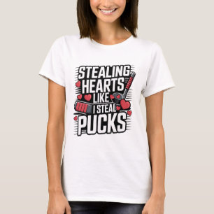 Camiseta Roubando Corações Como Eu Roubo Discos no Dia dos