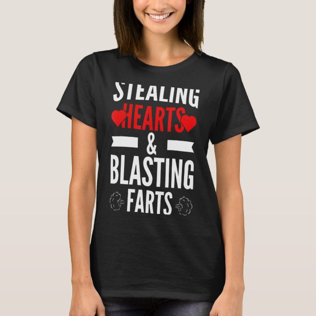 Camiseta Roubando Corações E Farinhas Explosivas (Frente)
