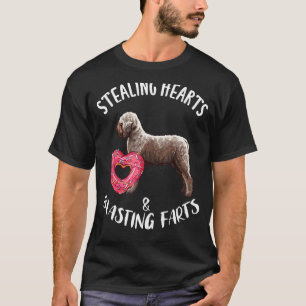 Camiseta Roubando Corações Explodindo Gases Lagotti Romagno