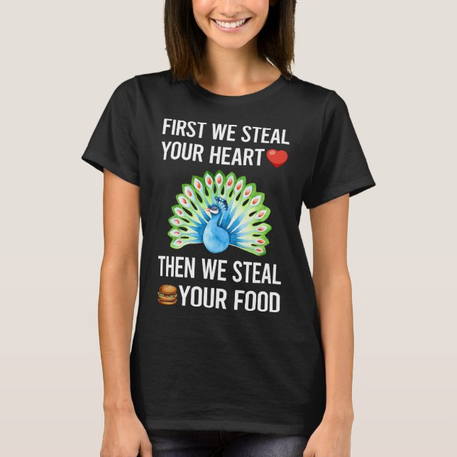 Camiseta Roubar Seu Coração Pavão 203 (Frente)