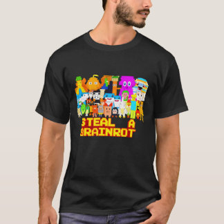 Camiseta Roubar um Brainrot