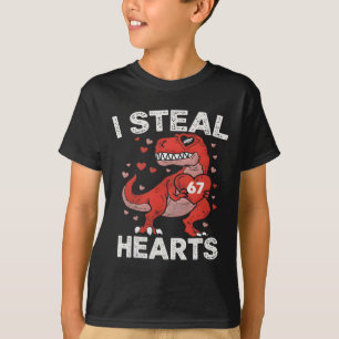 Camiseta Roubo 67 Corações Dia dos Namorados 67 Meme 6 7 T