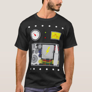 Camiseta Roubo De Roupa Robô Para Ventiladores Robôs Crianç