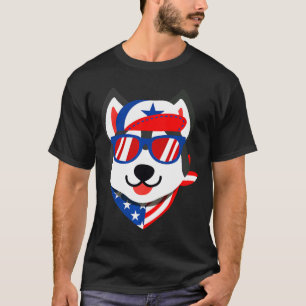 Camiseta Rouco 4 De Julho Cão Do Dia Da Independência