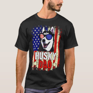 Camiseta Rouco Americano Vidros de Bandeira Cachorros Menin