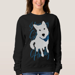 Camiseta Rouco Branco Bi Eyed Cão Neve