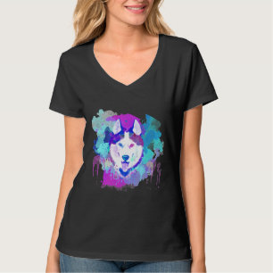 Camiseta Rouco Cachorro Aquarela Rouco Colorido Rouco Artís