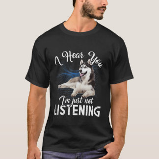Camiseta Rouco Cachorro Que Te Ouço Não Estou A Ouvir