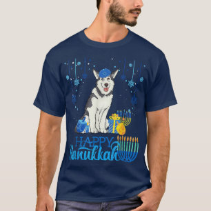 Camiseta Rouco Cão Feliz Hanukkah