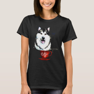Camiseta Rouco Com Alaskan Malamute
