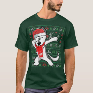 Camiseta Rouco de Dabbing Febre de Natal Frio Fresca de Swe