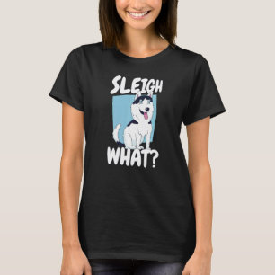 Camiseta Rouco De Dormência De Cachorro Sleigh Que Luz