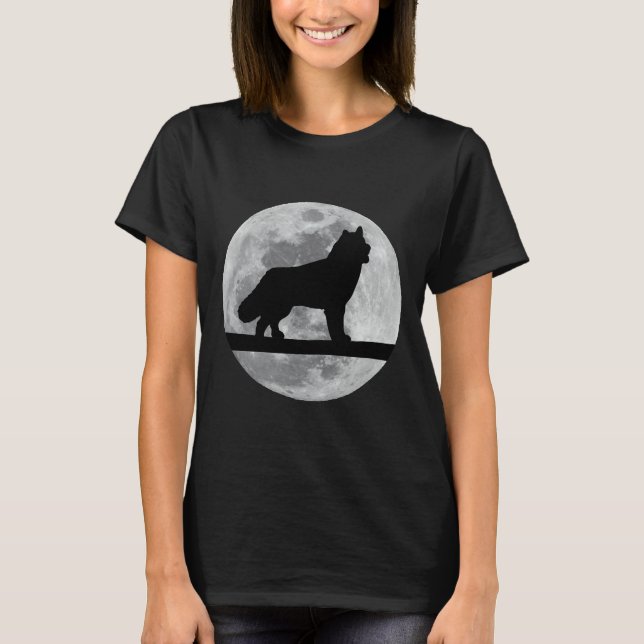Camiseta Rouco de Lua Noite de Cão rouco (Frente)