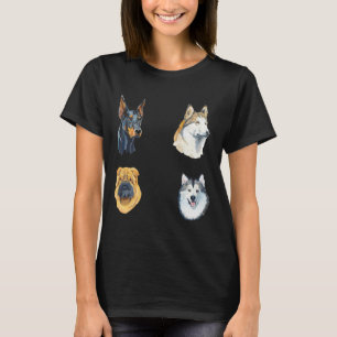 Camiseta Rouco Doberman Charpei Malamute Pack    263