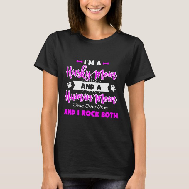 Camiseta Rouco E Mãe Humana E Eu Nos Divertimos (Frente)