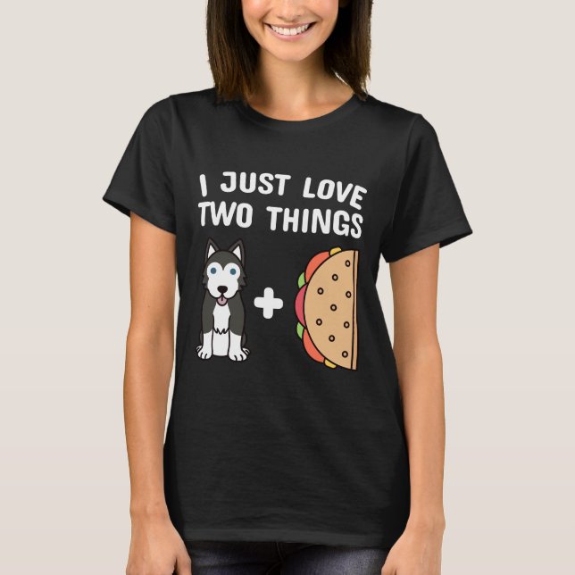 Camiseta Rouco Eu Adoro Dois Tacos (Frente)