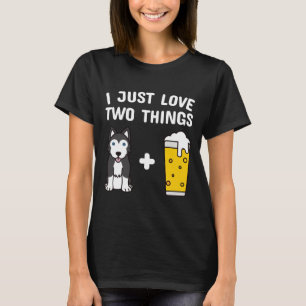 Camiseta Rouco Eu Só Amo Duas Coisas Cerveja