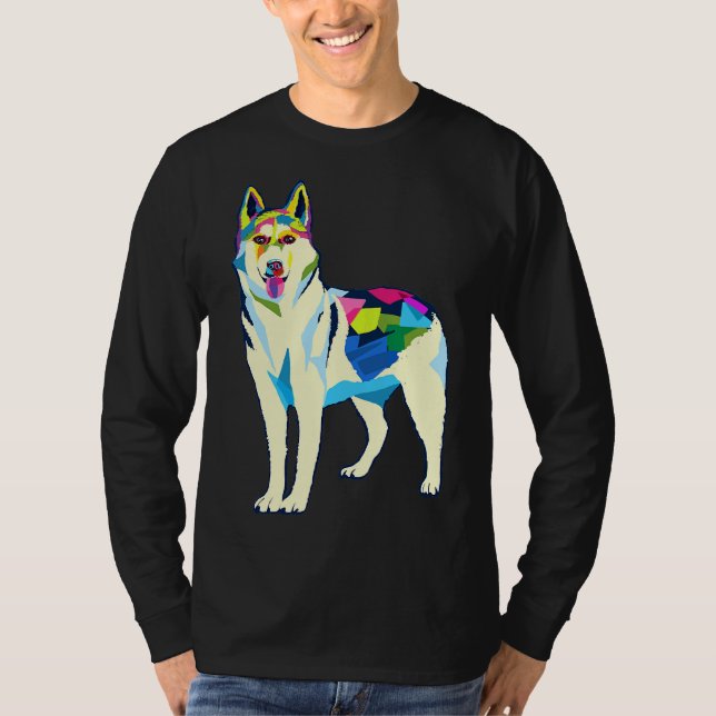 Camiseta Rouco Fantástico Rouco Siberian Husky (Frente)