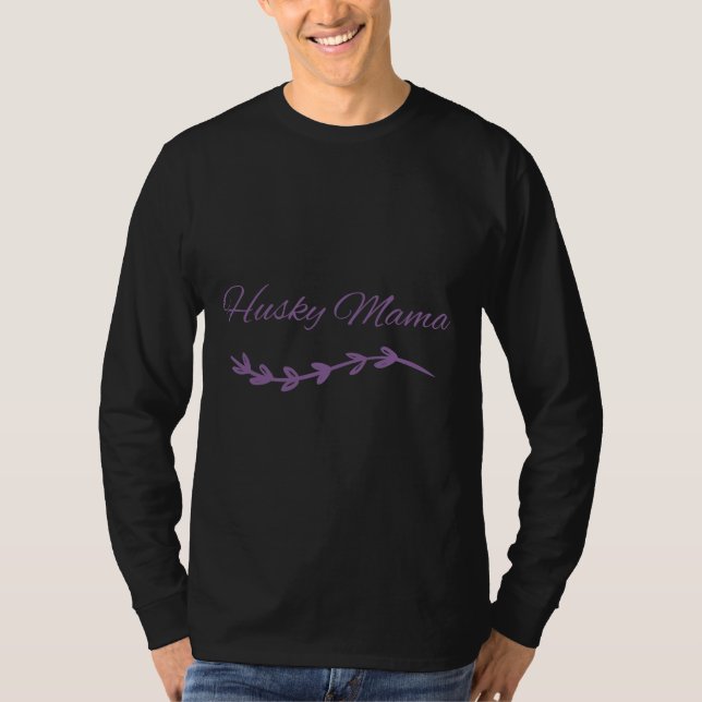 Camiseta Rouco Mãe Rouco Cachorro Siberian Husky Mãe P (Frente)