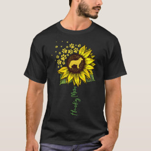 Camiseta Rouco Mãe Sunflower Siberian Hussein Cachorro Mãe 