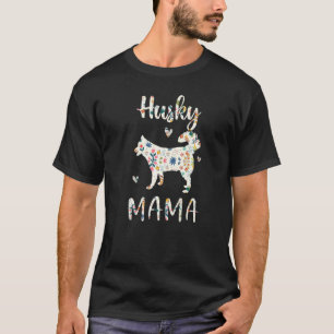 Camiseta Rouco Mama Floral Cachorro Mãe Amor
