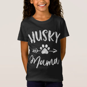 Camiseta Rouco Mama Siberian Husky Proprietário do Lago Ofe