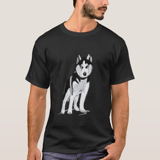 Camiseta Rouco preto e branco (Frente)