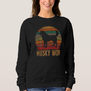 Camiseta Rouco Retro Mãe Cachorro Mãe Pet Hussein Siberian