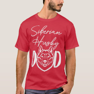 Camiseta Rouco Siberian Husky Pai Pai proprietário Huskie