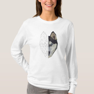 Camiseta Rouco Wolf Dog Puppy Animal - Baixa Geometria Poli