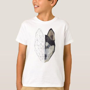 Camiseta Rouco Wolf Dog Puppy Animal - Baixa Geometria Poli