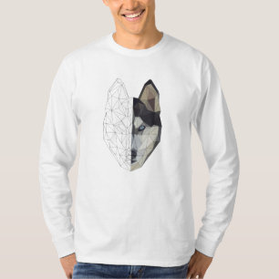 Camiseta Rouco Wolf Dog Puppy Animal - Baixa Geometria Poli