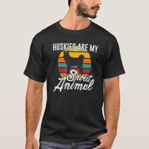 Camiseta Roucos São O Meu Espírito Animal Mãe Pai Cachorro