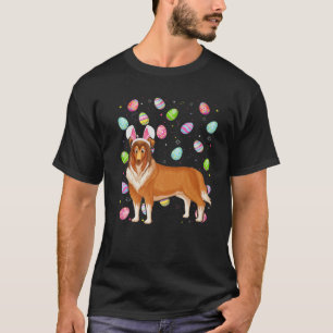 Camiseta Rough Collie Dog Easter Ovo Lover Rough Collie Eas