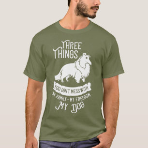 Camiseta Rough Collie Dog Puppies Proprietário
