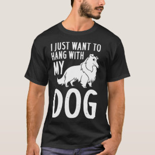 Camiseta Rough Collie Dog Puppies Proprietário