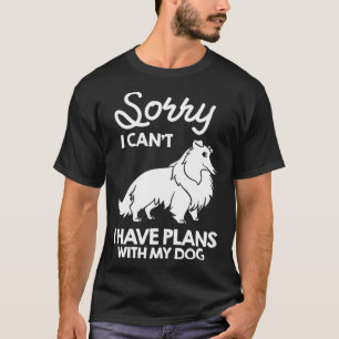 Camiseta Rough Collie Dog Puppies Proprietário
