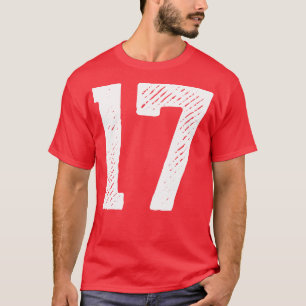 Camiseta Rough Number 17 1