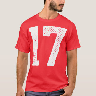 Camiseta Rough Number 17 1