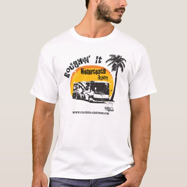 Camiseta Roughin ele Motorhome (Frente)