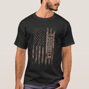 Camiseta Roughneck American Flag Oilfield
