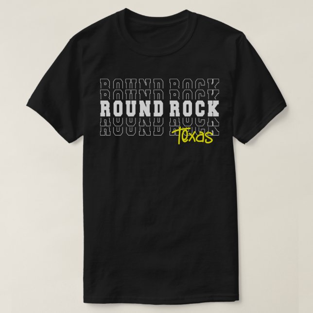 Camiseta Round Rock City do Texas Round Rock TX (Frente do Design)