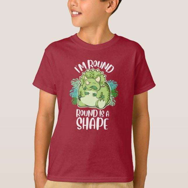 Camiseta Round Triceratops (Frente)